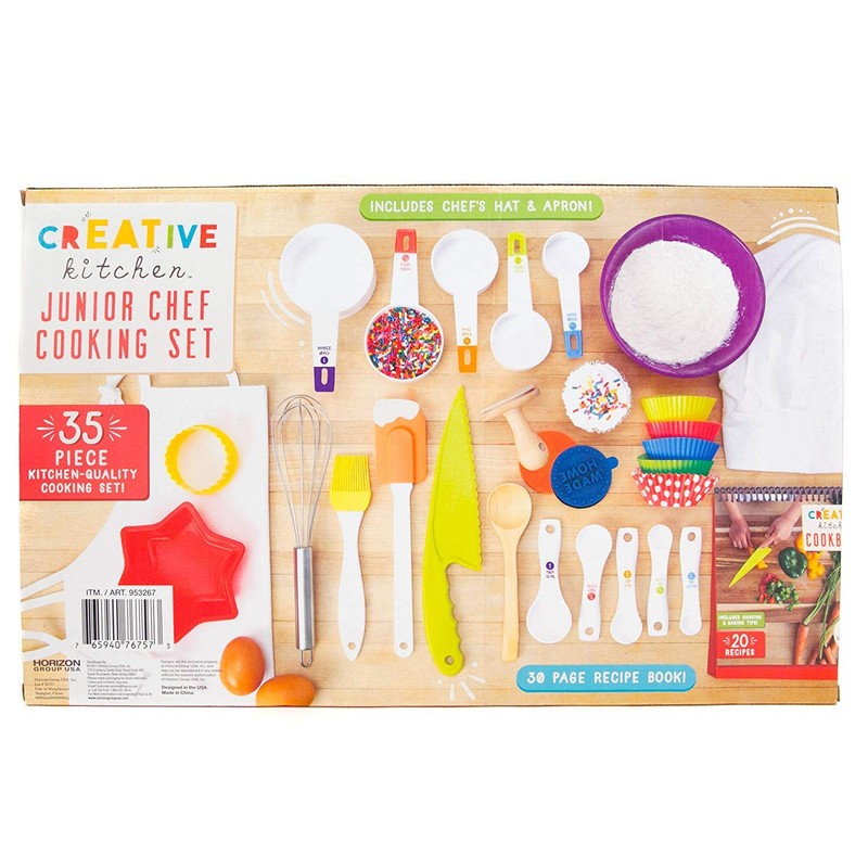CrEATive Kitchen Junior Chef Set Multicolored, 22"x14"x3.5"