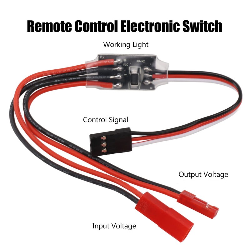 RC Electronic Switch, 3~30V 20A High Voltage Remote Control Electronic