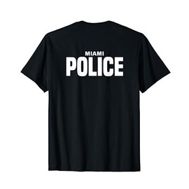 City of Miami Police Officer Florida Policeman Uniform Duty T-Shirt