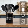 Barnyard Designs Ceramic Farmhouse Kitchen Utensil Holder for Countertop, Decorative