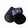 Saxon Contoured Fetlock Boots, Black/Purple, Cob