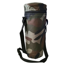 FAST WORLD SHOPPING ® Cool Bag Bottle Holder 1.5 to 2 Litre Backpack Fridge Shoulder Strap and Zip Inside Aluminium