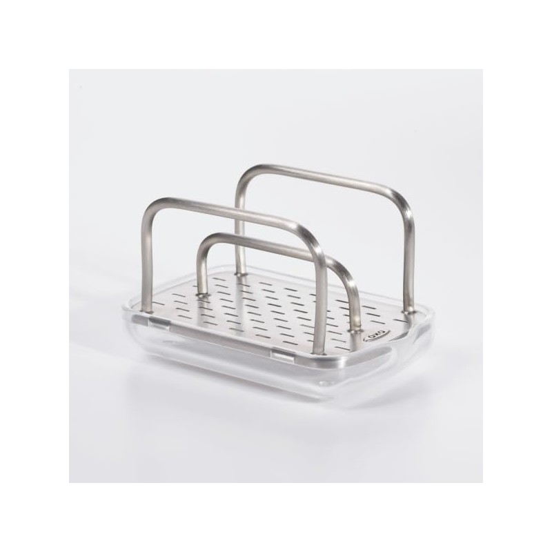 OXO Good Grips Stainless Steel Sponge Holder,Black