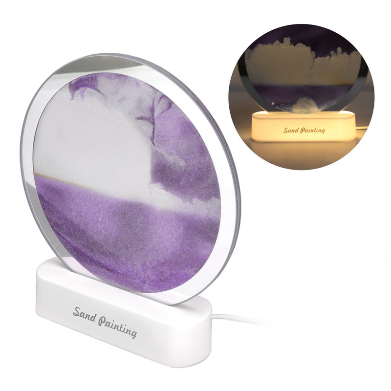 Quicksand Painting Light USB Plug in Eye Protection Art Decoration
