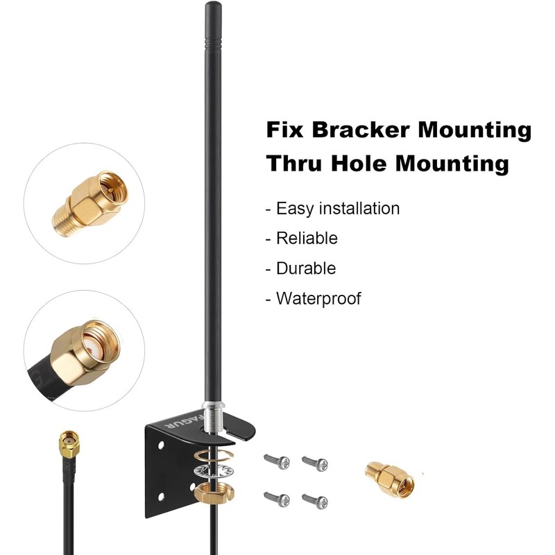 9dBi Long Range Dual Band 2.4GHz 5GHz/5.8GHz Outdoor WiFi Antenna