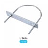 sourcing map U Bolts 2 Sets (M6x116x163mm), Round U Bolt