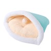 Cat Sleeping Bag Semi Closed Fluffy Soft Washable Cat Bed
