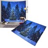 Christmas Tapestry Exquisite Christmas Tree Pattern Wall Hanging Blanket for