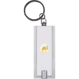 Azeeda 'Cute Camel Wearing Scarf' Keyring LED Torch (KT00041615)