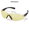 xaegistac Shooting Glasses Anti-fog Shooting Range Eye Protection, Adjustable Safety