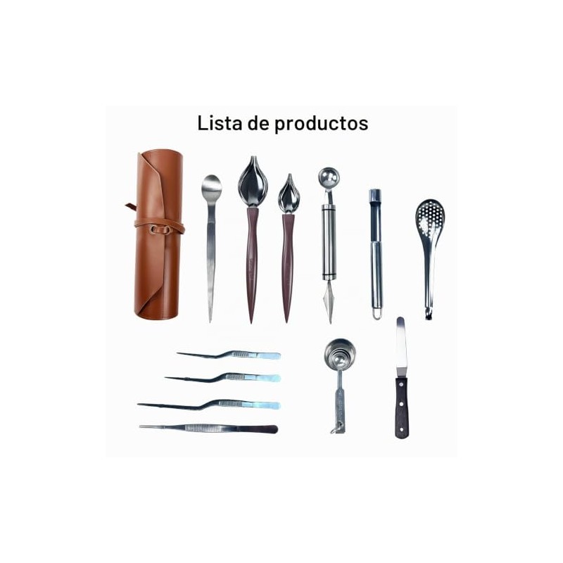 DUEBEL Kit de presentación profesional para chef, juego de presentación