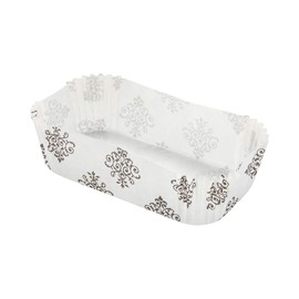 Panificio Premium 4-inch Baking Cups, 4.5 oz: Large-Ridged Elliptical Paper Baking Cups Perfect for Muffins, Cupcakes or Mini Snacks - Vintage Floral Design - Disposable and Recyclable - 200-CT