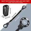 TOKCKYBL Heavy Duty Electric Scooter Lock with Scooter Bag -