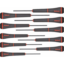 EKLIND 92300 PSD Hex (allen) Precision Screwdriver - 10pc set SAE Inch Sizes .028-5/32