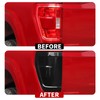 JeCar Taillight Trim Covers Smoked Brake Light Rear Lamp Guards