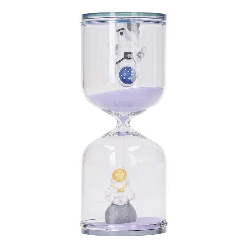 Decorative Sand Timer Clock Space Man Educational Hourglass for Office