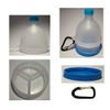 REOOHOUSE Portable Powder Supplement Tablet Container Funnel Protein BCAA Creatine