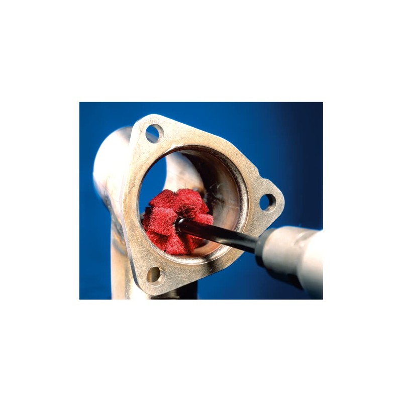 Pferd 44698253" Polinox Mounted Grinding Wheel, Red