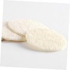 Baluue 10pcs Loofah Sponge Pads Face Scrubbers Natural Exfoliating Facial