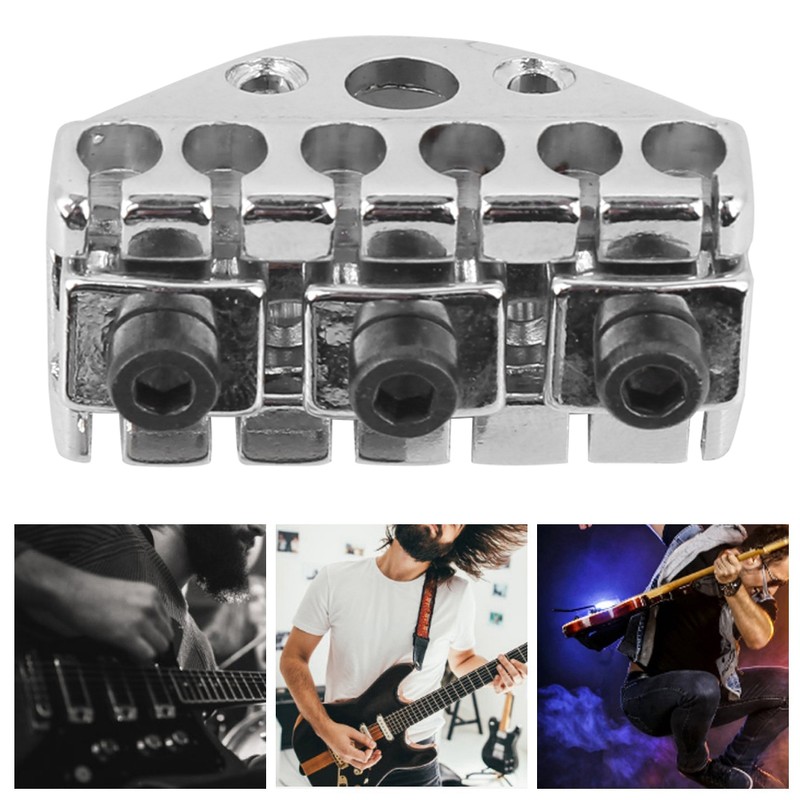 Electric Guitar String Lock Nut with Headstock String Retainer Bar