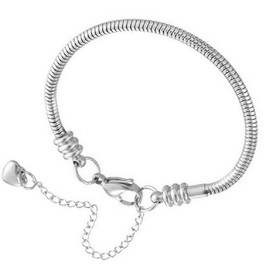 JMQJewelry Graduation 2024 Love Heart Womens Beads Bracelet Charm for Bracelets 18cm/7.1in Lobster Clasp for Mom Sister Grandma Brother Jewelry