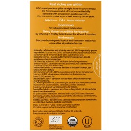 Pukka Organic Teas, Licorice And Cinnamon, 20 Count (Pack Of 6)