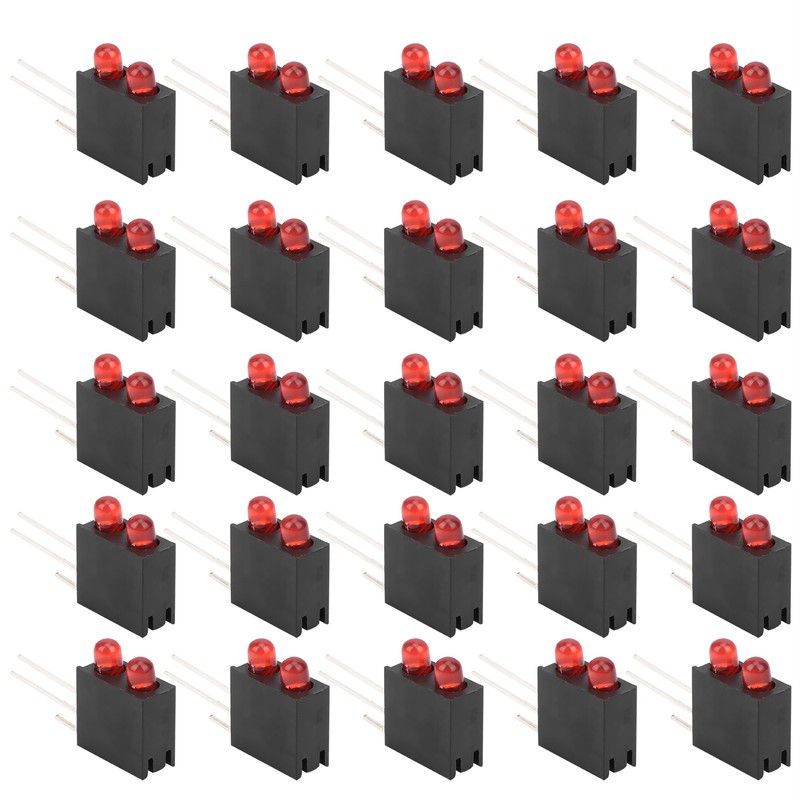 100Pcs 3mm Light Holder Dual Hole LED Diode Lamp with