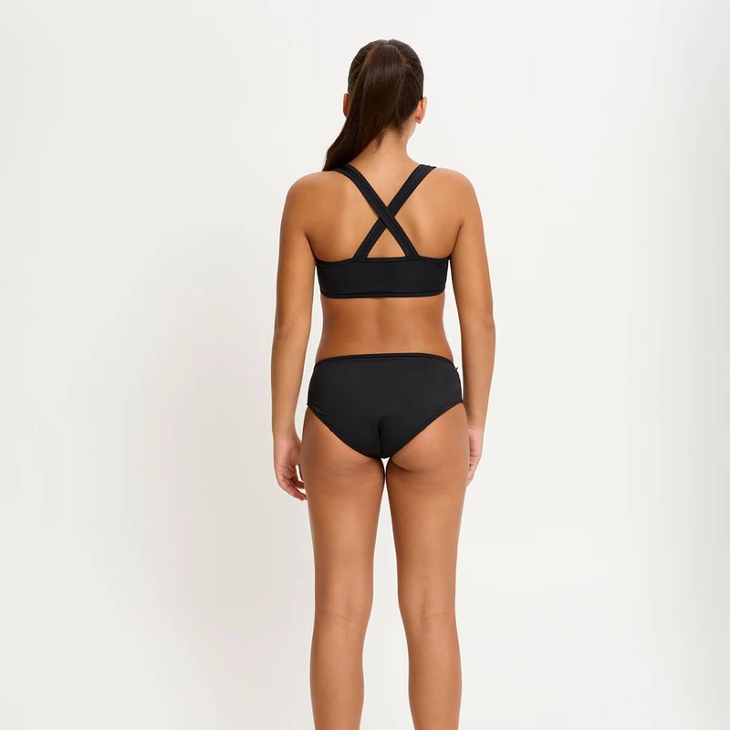 Modibodi Teen Swimwear Bikini Brief - Light, Black / Y14/16