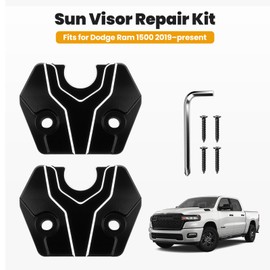 Forccord Sun Visor Repair Kit Fits for Ram 1500 2019-2026, 2 Packs Car Visor Clip for Trucks Sun Visor Fix Replacement Car Accessories