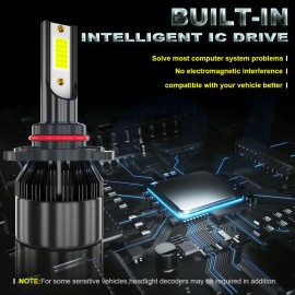 AQJ LED Accessories Headlight Fog Light Bulb For Chevy Silverado 1500 2500 2007-2015