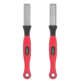 DMD Fishing Hook Hone Diamond Sharpener Multi Groove Dual Grit Medium and Fine Knife Sharpening Stone(1 piece) 丨Durable Quality Convenient and Portable Design丨Handy Tool for Fishing