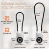 Fingerprint Cable Lock, eLinkSmart Fridge Locks with Bluetooth APP Control,