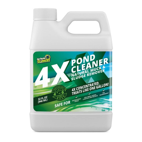 4X Pond Cleaner - Reduces Muck & Sludge for a