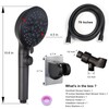 GwernKB Handheld Shower Head with On Off Switch,8-mode High Pressure