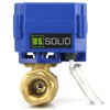U.S. Solid Motorized Ball Valve- 3/4inches Brass Electrical Ball Valve