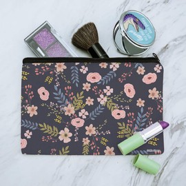 Tilda Floral Pattern Makeup Cosmetic Bag Organizer Pouch