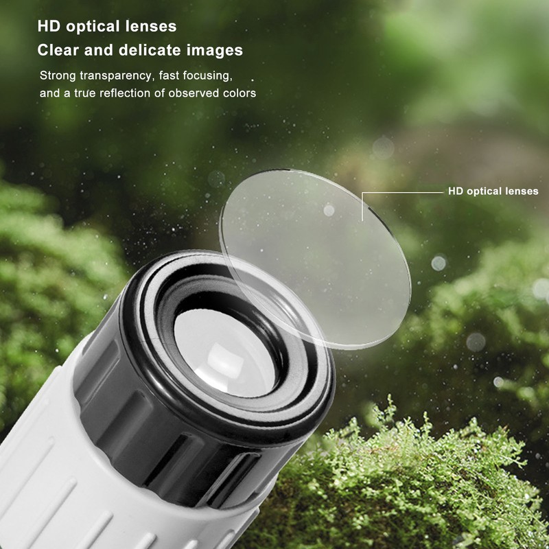 Kids Microscope Science Kit 200 to 1200X Magnification Flexible Angle