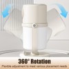Small Humidifiers, 360° Rotating Mist Desktop Humidifier 2 Spray Modes