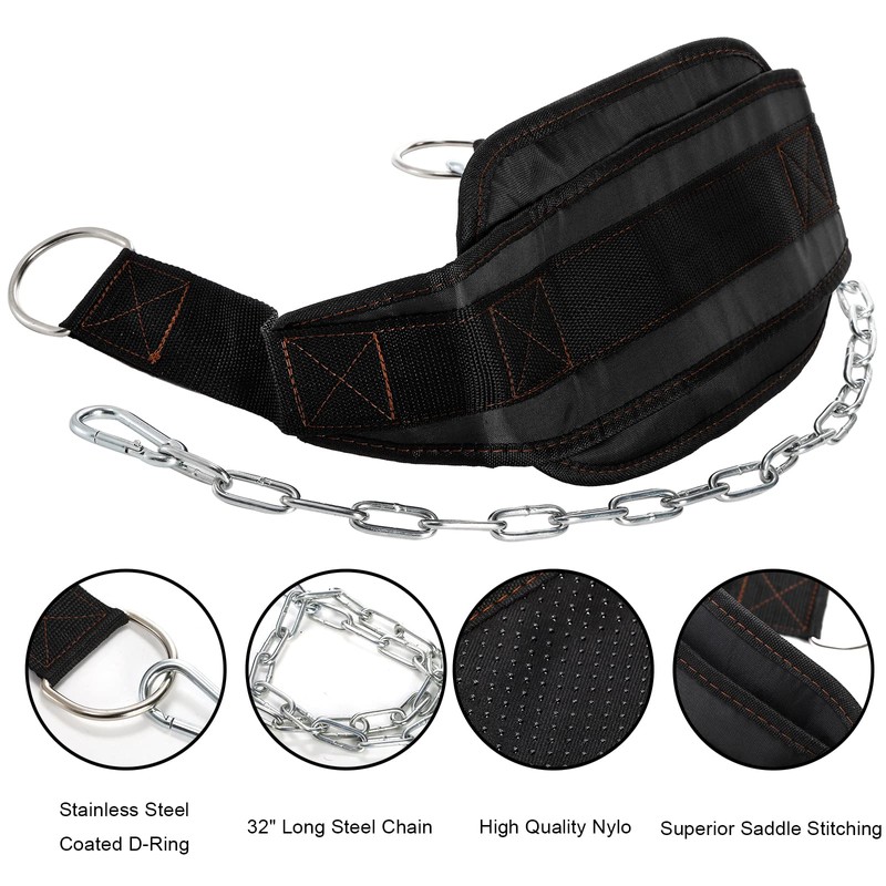 Faswin Dip Belt with 32 Inches Heavy Duty Steel Chain
