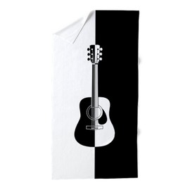 CafePress Cool Contemporary Guitar Art 30"x60" Absorbent, Soft Beach Towel