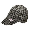 Comeaux Caps Reversible Black & Grey Houndstooth (7 3/4)