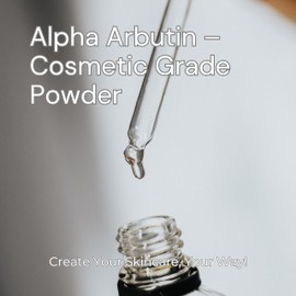 Premium Cosmetic Grade Alpha Arbutine Powder: Brighten, Even, Glow - Ideal for DIY Serums & Creams