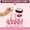 Stofinity Positive Flamingo Gifts - Emotional Support Flamingo Affirmation Cards