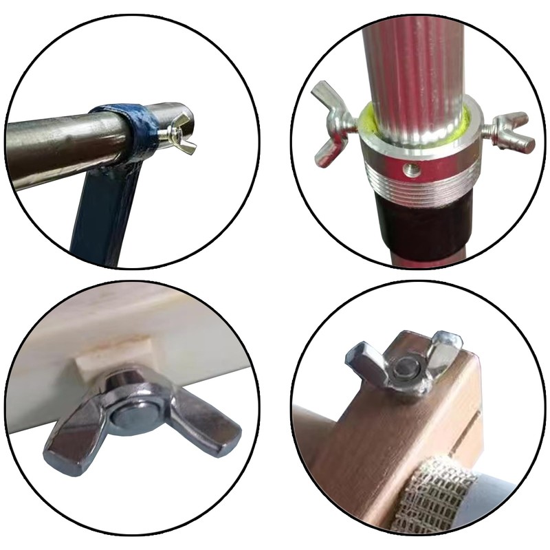 40 PCS M3 - M8 Stainless Steel Wing Nuts, Butterfly