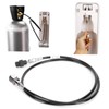 W21.8-14 1.5m Soda Hose Black CO2 Gas Cylinder Refilling Adapter