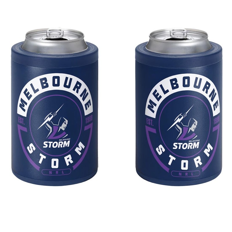 Melbourne Storm NRL Rugby League Insulated Can Cooler with Lid