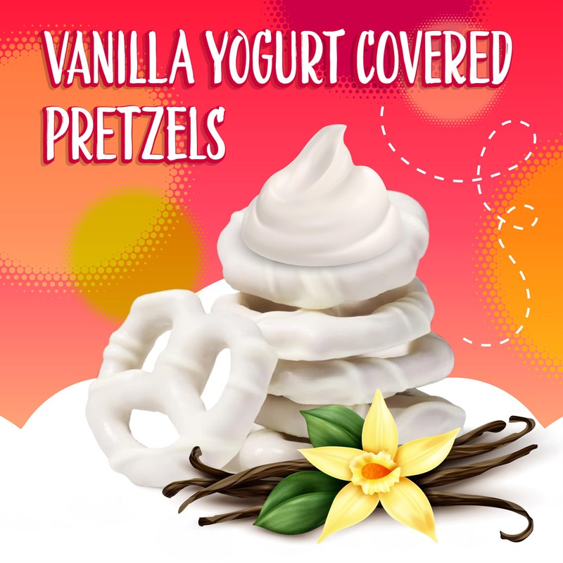 Vanilla Yogurt Covered Pretzels | 2-Pound Bag | Salted Pretzels