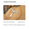 Stainless Steel Wire Cheese Slicer, Adjustable Thickness Handheld Cheese Cutter