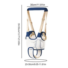 MEZOKUCEL Toddler Walker Assistant Belt,Toddler Assistant Harness Walking Helper - Toddler Walking Harness Helper Assistant Protective Belt for Age 4-28 Month Toddler (Blue)