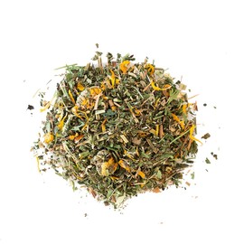 Smallflower Smooth and Clear Healthy Skin Support #73 – Herbal Liver & Skin Support Blend – Inspired by Maria Treben – Loose Leaf Herbal Tea – Supports & Healthy Glow – 8 oz